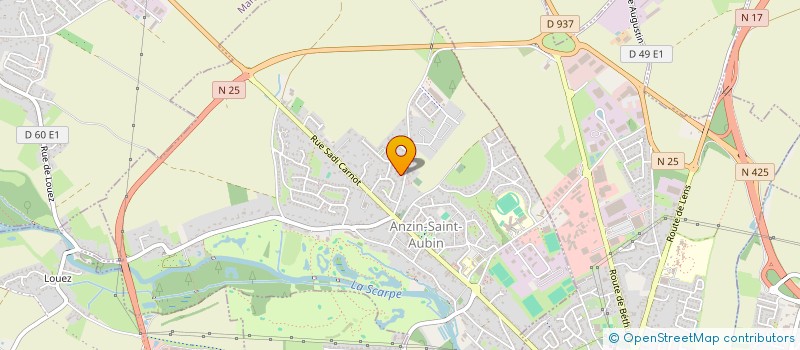 localisation de l'entreprise MADAME SOPHIE MARTIN  ANZIN-SAINT-AUBIN