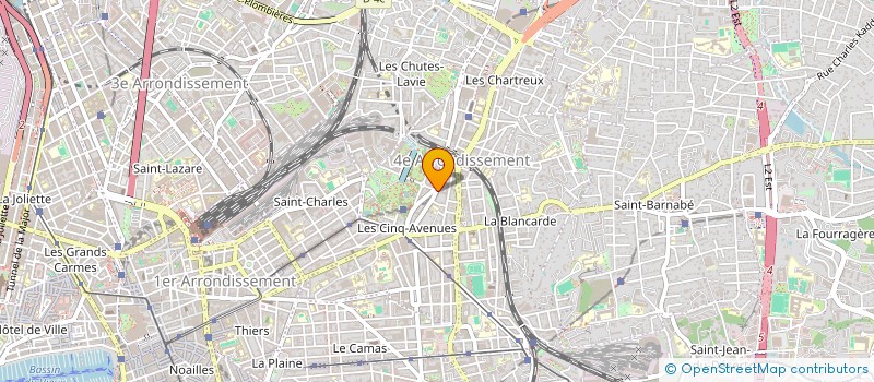 localisation de l'entreprise MADAME SOPHIE MARTINETTI à MARSEILLE
