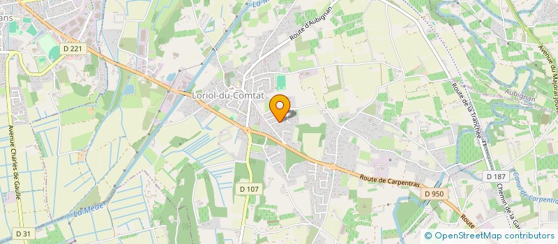 localisation de l'entreprise MADAME SOPHIE MARTINEZ  LORIOL-DU-COMTAT