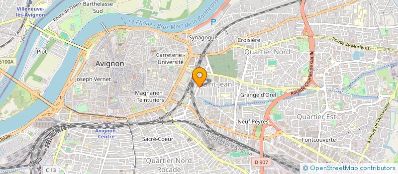 localisation de l'entreprise MADAME SOPHIE MARTINEZ  AVIGNON