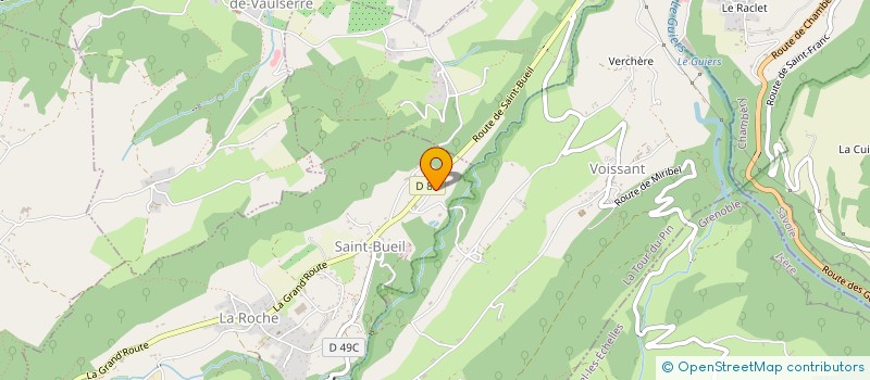 localisation de l'entreprise MADAME SOPHIE MARTINEZ  SAINT-BUEIL