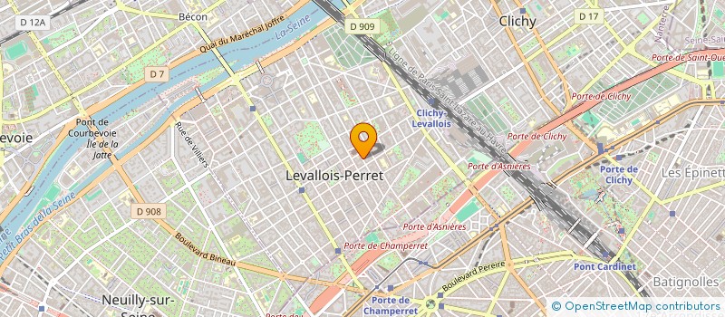 localisation de l'entreprise MADAME SOPHIE MARY à LEVALLOIS-PERRET
