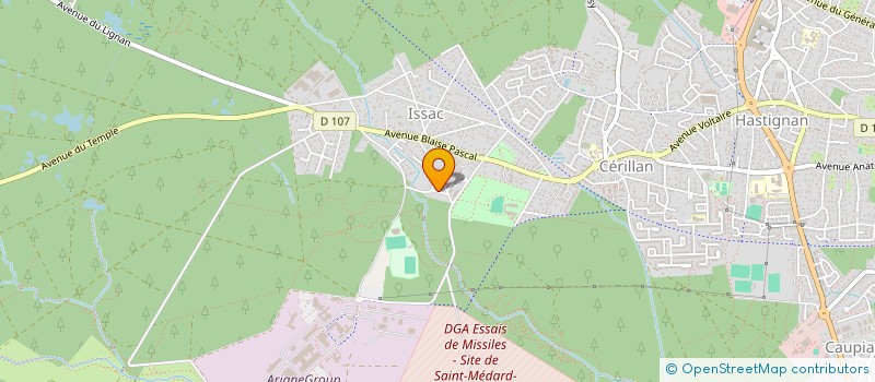 localisation de l'entreprise MADAME SOPHIE MASQUELIER  SAINT-AUBIN-DE-MEDOC