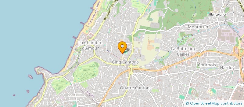 localisation de l'entreprise MADAME SOPHIE MASREVERY  ANGLET