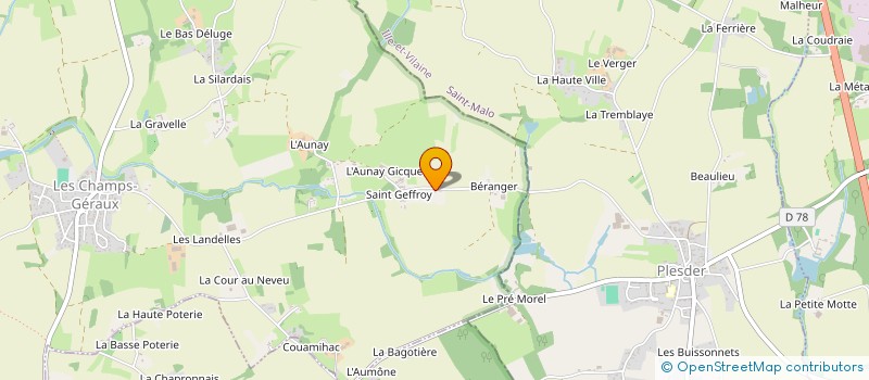 localisation de l'entreprise MADAME SOPHIE MASSON  LES CHAMPS-GERAUX