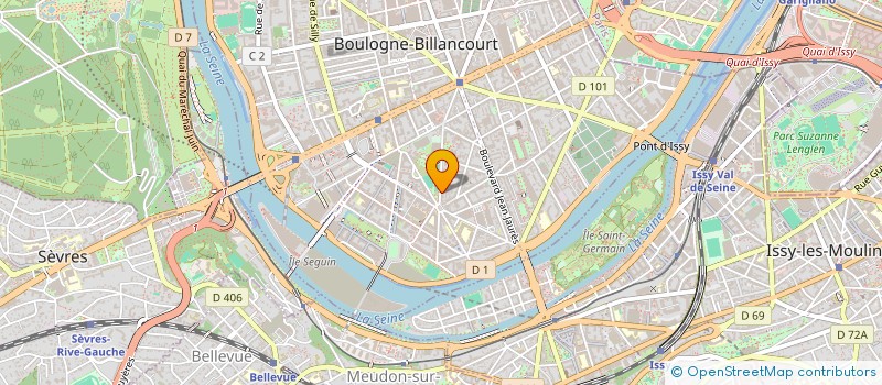 localisation de l'entreprise MADAME SOPHIE MASSON à BOULOGNE-BILLANCOURT