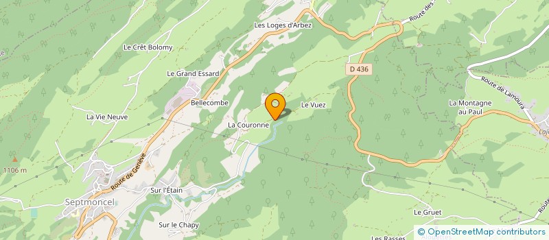 localisation de l'entreprise MADAME SOPHIE MATHEVET  SEPTMONCEL LES MOLUNES