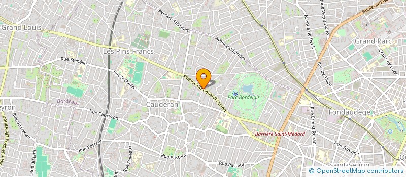 localisation de l'entreprise MADAME SOPHIE MATHEY  BORDEAUX