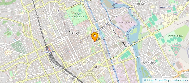 localisation de l'entreprise MADAME SOPHIE MATHIEU  NANCY