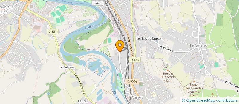 localisation de l'entreprise MADAME SOPHIE MATHO  ABREST