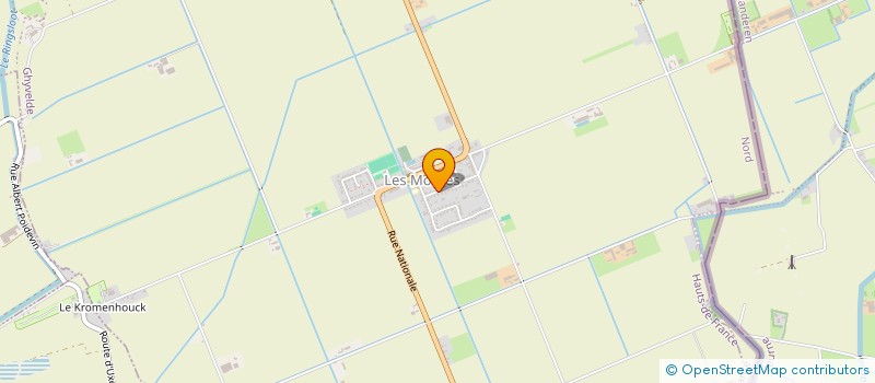 localisation de l'entreprise MADAME SOPHIE MATTON  HONDSCHOOTE