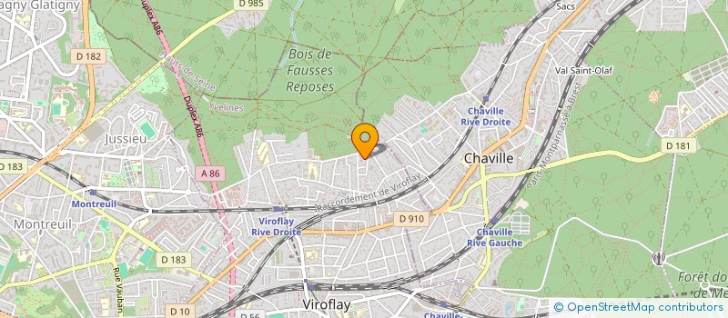 localisation de l'entreprise MADAME SOPHIE MAUCLAIR  VIROFLAY