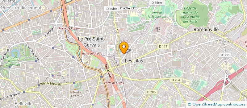 localisation de l'entreprise MADAME SOPHIE MAUPETIT à LES LILAS