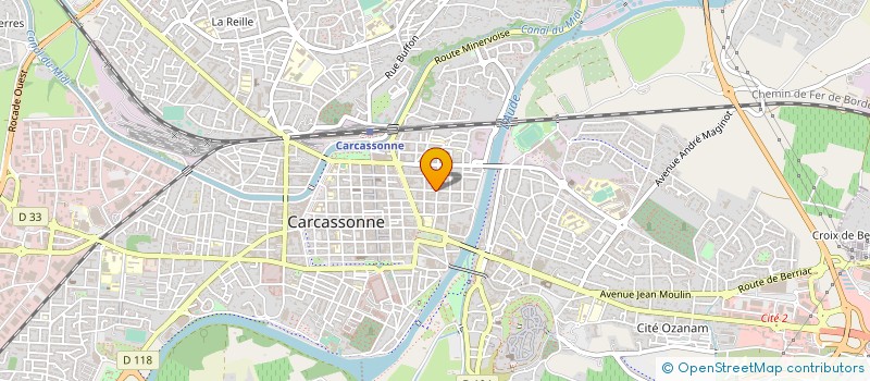localisation de l'entreprise MADAME SOPHIE MAUREL  CARCASSONNE