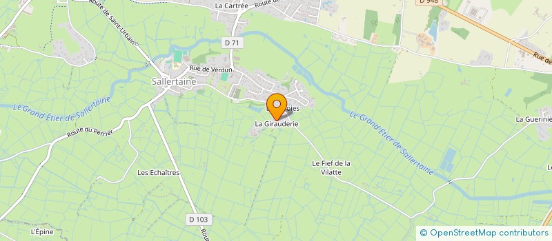 localisation de l'entreprise MADAME SOPHIE MAURICE à SALLERTAINE