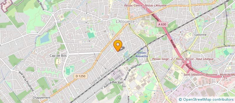 localisation de l'entreprise MADAME SOPHIE MAURICE à PESSAC