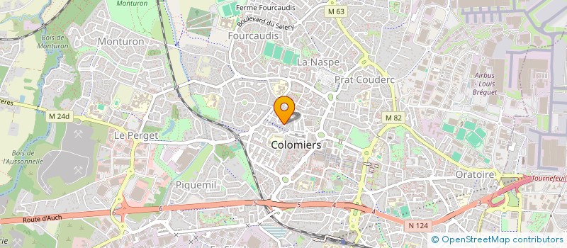 localisation de l'entreprise MADAME SOPHIE MAURY à COLOMIERS