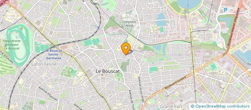 localisation de l'entreprise MADAME SOPHIE MAUVILLAIN  LE BOUSCAT