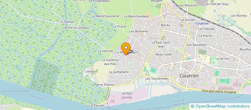 localisation de l'entreprise MADAME SOPHIE MAXIME à COUERON