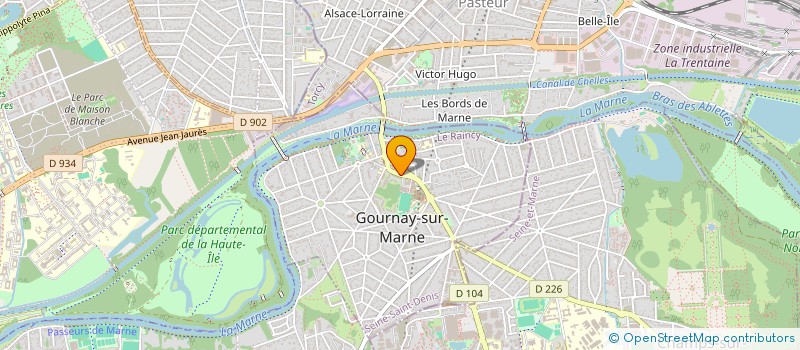 localisation de l'entreprise MADAME SOPHIE MEAS  GOURNAY-SUR-MARNE