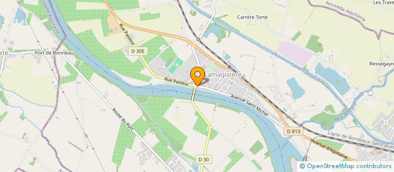 localisation de l'entreprise MADAME SOPHIE MEAUX  LAMAGISTERE