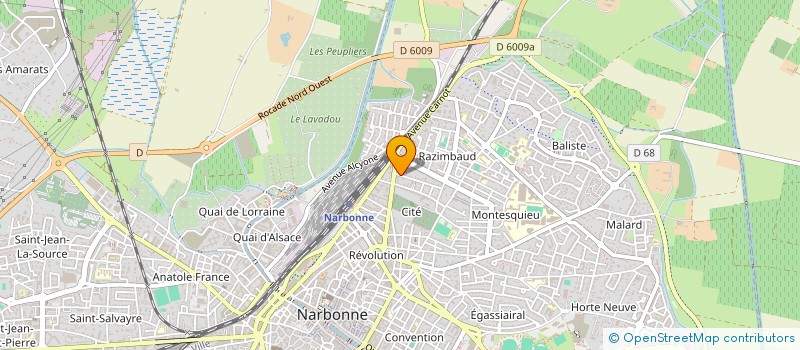 localisation de l'entreprise MADAME SOPHIE MEBS SALZE à NARBONNE