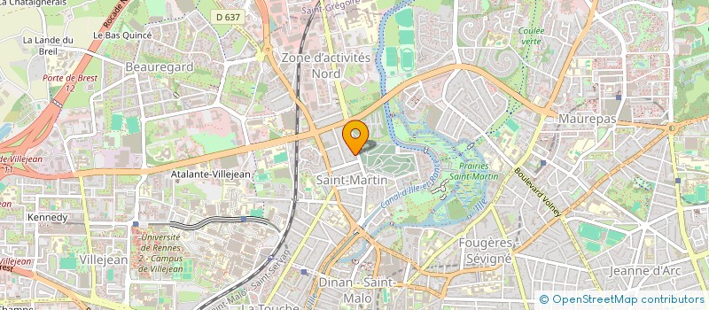 localisation de l'entreprise MADAME SOPHIE MELANIE BOURVIC  RENNES