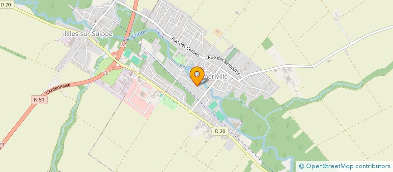 localisation de l'entreprise MADAME SOPHIE MELAT  WARMERIVILLE