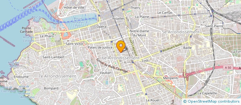 localisation de l'entreprise MADAME SOPHIE MELICH  MARSEILLE