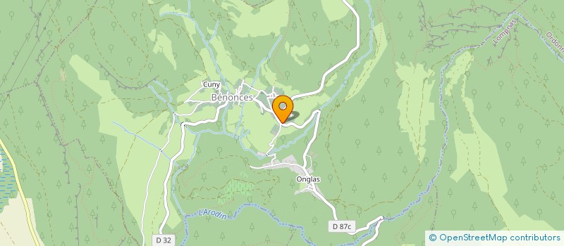 localisation de l'entreprise MADAME SOPHIE MELOT  BENONCES