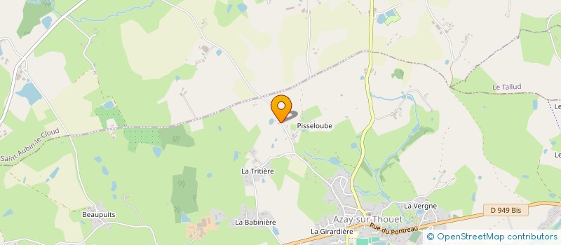 localisation de l'entreprise MADAME SOPHIE MENARD à ALLONNE