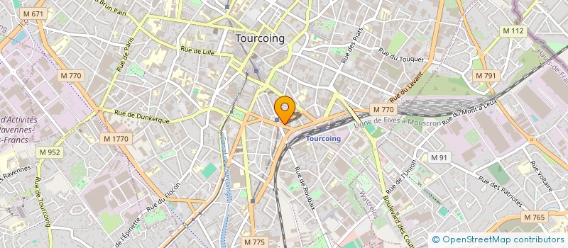 localisation de l'entreprise MADAME SOPHIE MENEZ  TOURCOING