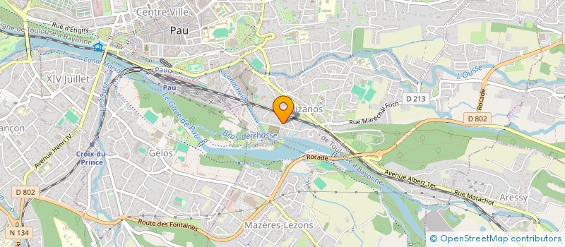 localisation de l'entreprise MADAME SOPHIE MENOUX à BIZANOS