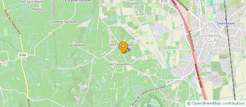 localisation de l'entreprise MADAME SOPHIE MENUT  SORGUES