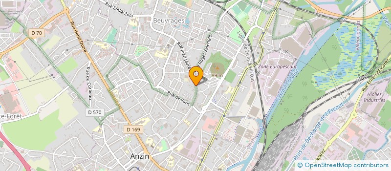 localisation de l'entreprise MADAME SOPHIE MERCIER  BEUVRAGES