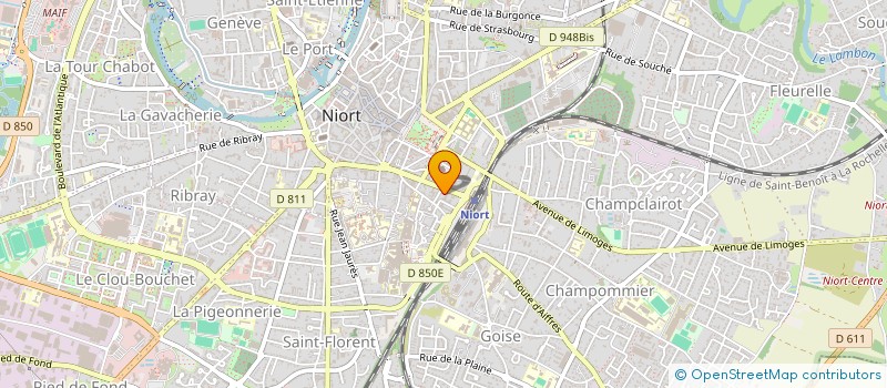 localisation de l'entreprise MADAME SOPHIE MERCIER à NIORT