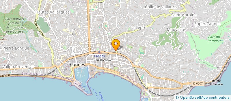 localisation de l'entreprise MADAME SOPHIE MERCURIO à CANNES