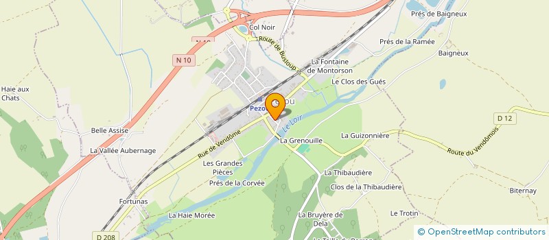 localisation de l'entreprise MADAME SOPHIE MERLANDE  PEZOU