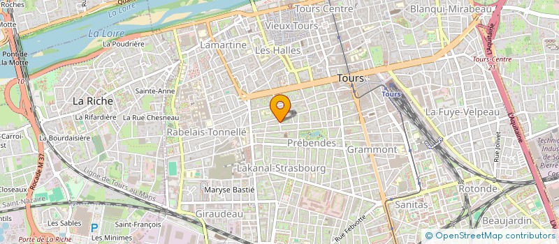 localisation de l'entreprise MADAME SOPHIE MERSCH  TOURS