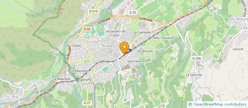 localisation de l'entreprise MADAME SOPHIE METAY à PRADES