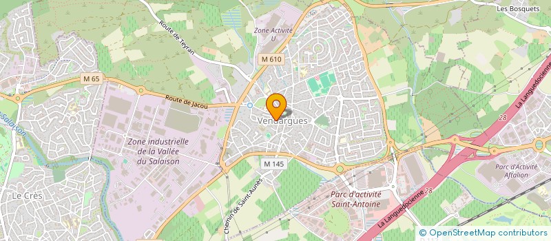 localisation de l'entreprise MADAME SOPHIE METIVIER  LUNEL