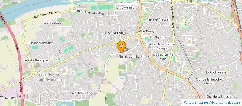localisation de l'entreprise MADAME SOPHIE MEUNIER à ORLEANS