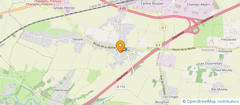 localisation de l'entreprise MADAME SOPHIE MEUNIER  LA CRECHE