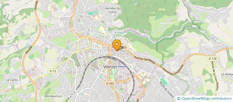 localisation de l'entreprise MADAME SOPHIE MEY à VOIRON