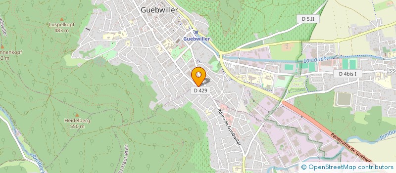 localisation de l'entreprise MADAME SOPHIE MEYER  GUEBWILLER