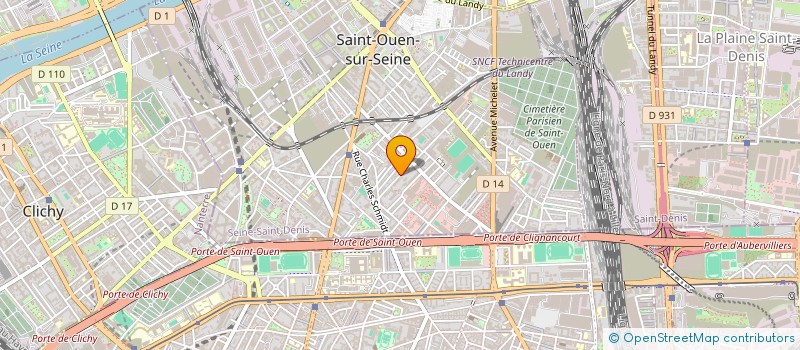 localisation de l'entreprise MADAME SOPHIE MICHARD à SAINT-OUEN-SUR-SEINE