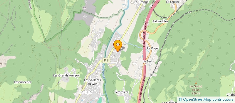 localisation de l'entreprise MADAME SOPHIE MICHEL  VAUGNERAY