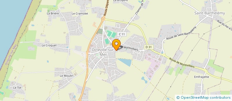 localisation de l'entreprise MADAME SOPHIE MICHEL  OCTEVILLE-SUR-MER