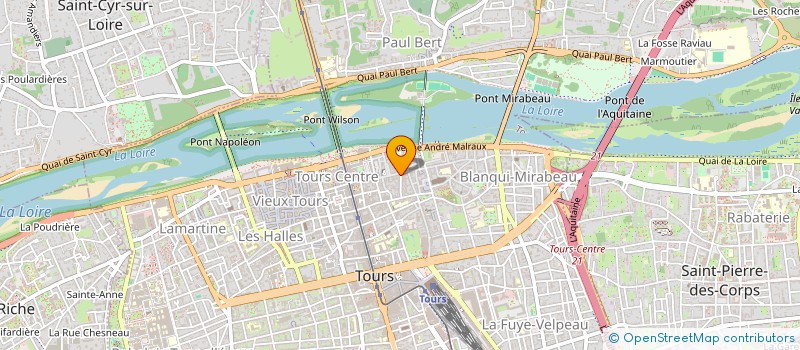 localisation de l'entreprise MADAME SOPHIE MICHEL  TOURS