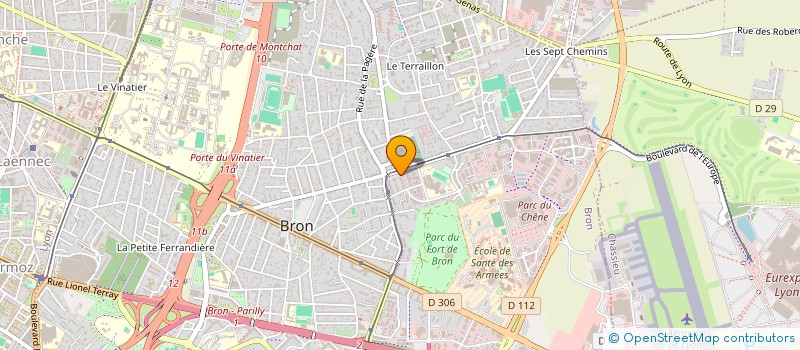 localisation de l'entreprise MADAME SOPHIE MICHENAUD  BRON